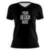 V-Neck Short-SL Black Front