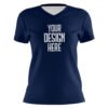 V-Neck Short-SL Navy Blue Front