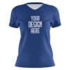V-Neck Short-SL Royal Blue Front