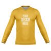 V-Neck Long Sleeve_Yellow_Front